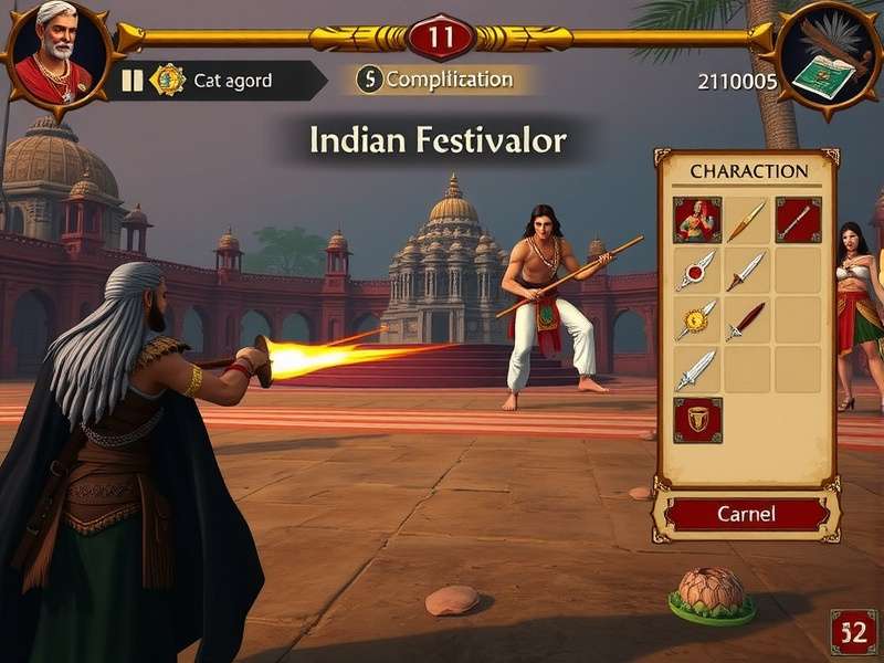 Sacred Mace Conquest character customization screen